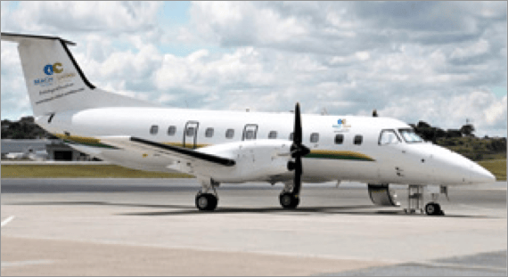 Beach Safari - Flights and Transfers - Banner - Embraer EMB 120 Caravan.WEBP